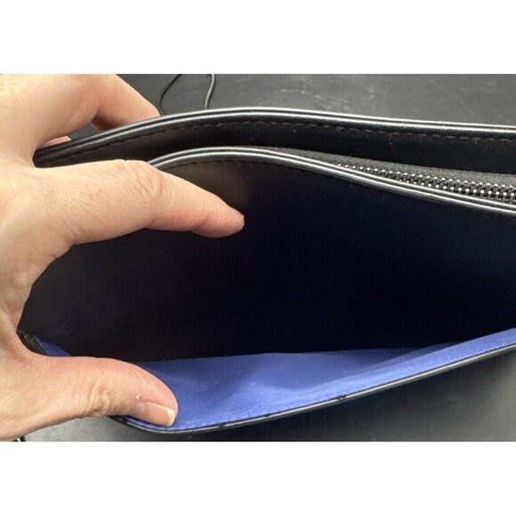 Reed Krakoff BLACK Clutch Handbag Crossbody Pockets Removeable Strap - Picture 9 of 16